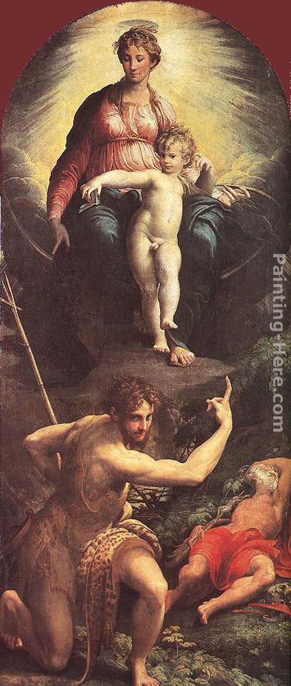 The Vision of St Jerome painting - Parmigianino The Vision of St Jerome art painting